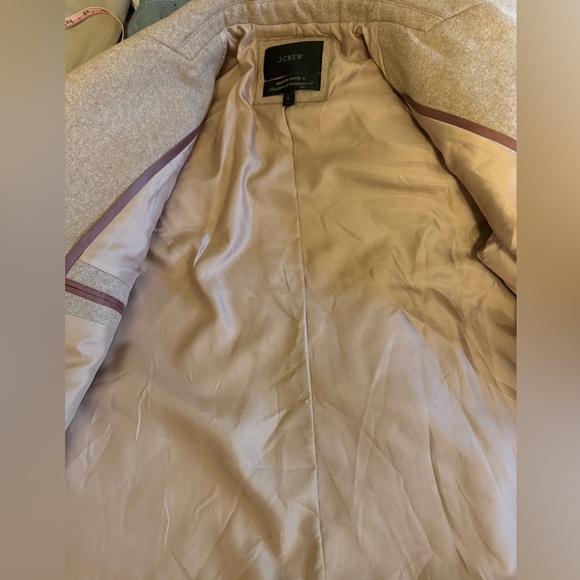 Gorgeous Wool JCrew Oatmeal Peacoat - Picture 2 of 8